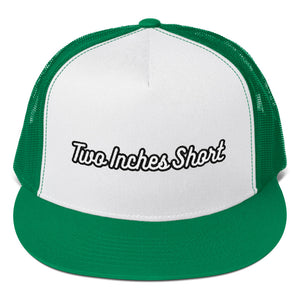Two Inches Short High Trucker Green/White