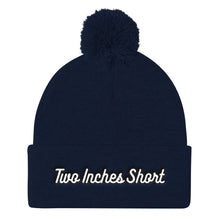 Load image into Gallery viewer, Two Inches Short Pom Pom Winter Hat Navy