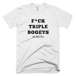 F*CK TRIPLE BOGEYS T-Shirt White