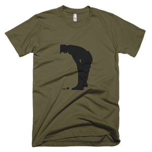 Two Inches Short Disbelief T-Shirt Army