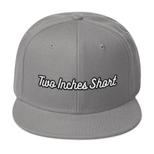 Load image into Gallery viewer, Two Inches Short Wool Blend Snapback Grey