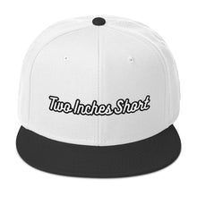 Load image into Gallery viewer, Two Inches Short Wool Blend Snapback White/Black
