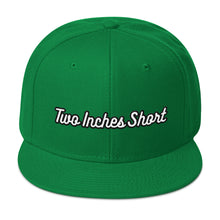 Load image into Gallery viewer, Two Inches Short Wool Blend Snapback Green