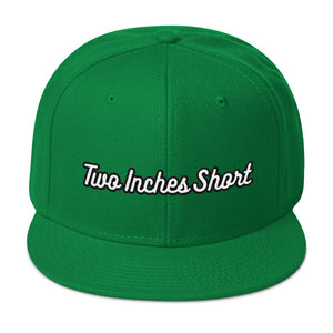 Two Inches Short Wool Blend Snapback Green