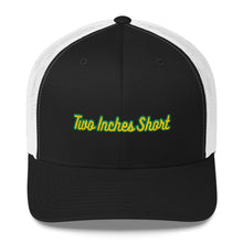 Load image into Gallery viewer, Two Inches Short Retro Trucker Hat Black/White