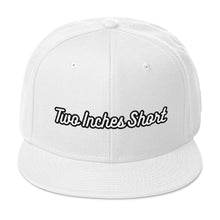 Load image into Gallery viewer, Two Inches Short Wool Blend Snapback White