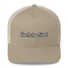Load image into Gallery viewer, Two Inches Short Retro White Trucker Hat Brown/Khaki