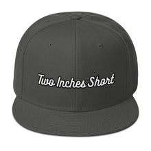 Load image into Gallery viewer, Two Inches Short Wool Blend Snapback Charcoal Grey