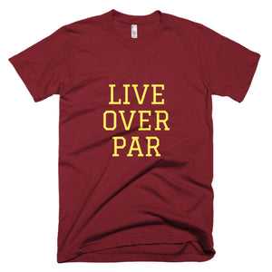Live Over Par T-Shirt Cranberry