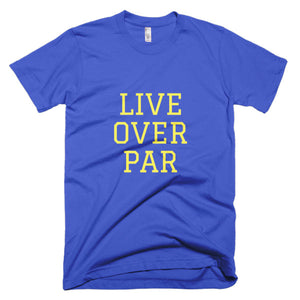 Live Over Par T-Shirt Blue