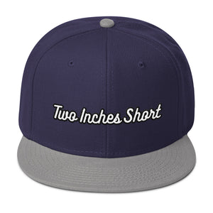 Two Inches Short Wool Blend Snapback Grey/Navy